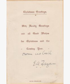 Guy E Morton Eden / Maj Gen Sir Edward (Arthur) Fagan-0