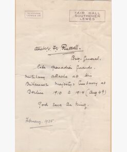 Brig Gen Hon Alexander Victor Frederick Villiers Russell-0